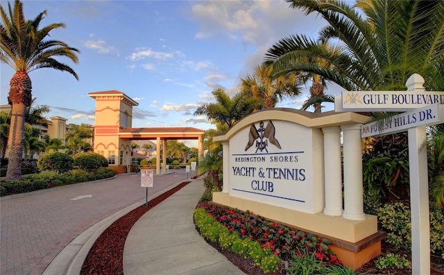 17735 Gulf Blvd Unit 304, Redington Shores, FL 33708 - view of community / neighborhood sign