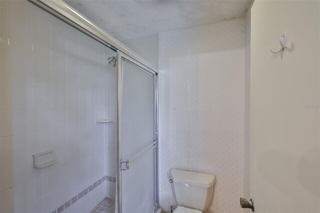 1915 W Del Webb Blvd, Sun City Center, FL 33573 - full bathroom featuring a stall shower and toilet