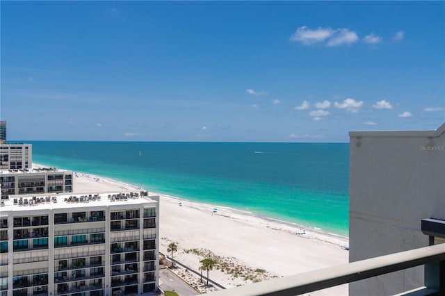 1390 Gulf Blvd Unit Ph-5, Clearwater, FL 33767 - water view with nearby beach
