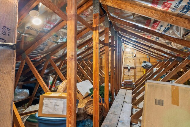 7353 Dogwood Cres, Spring Hill, FL 34607 - view of unfinished attic