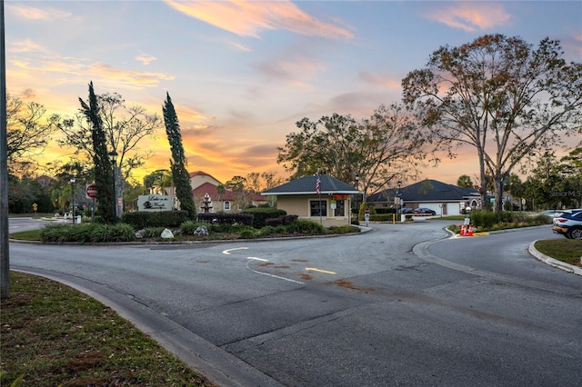 7353 Dogwood Cres, Spring Hill, FL 34607 - view of asphalt road with curbs