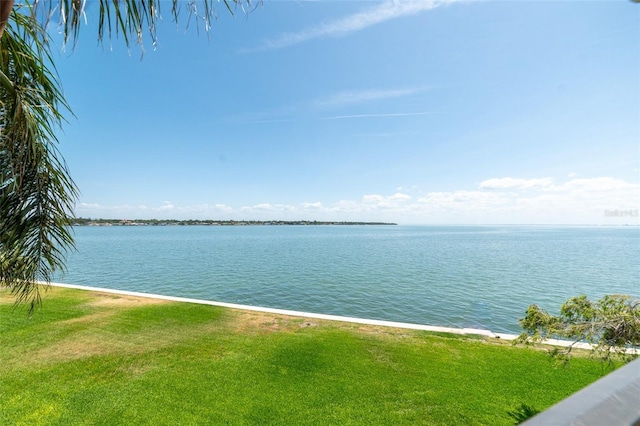 view of water feature