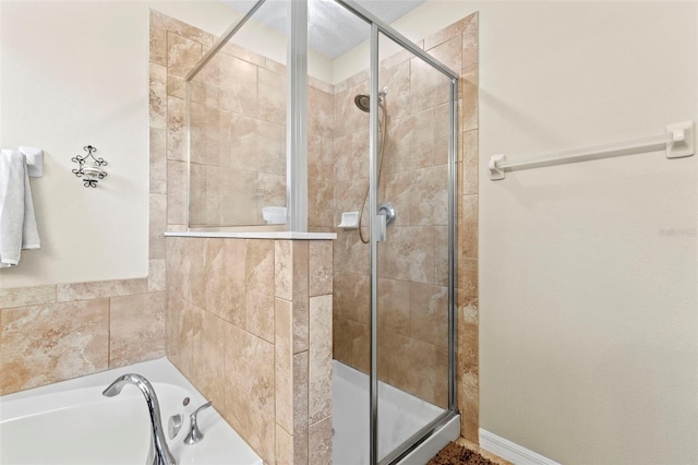 11871 Crestridge Loop, Trinity, FL 34655 - full bathroom featuring a bath and a stall shower
