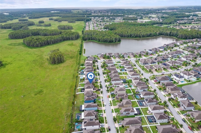 11871 Crestridge Loop, Trinity, FL 34655 - birds eye view of property with a water view and a residential view