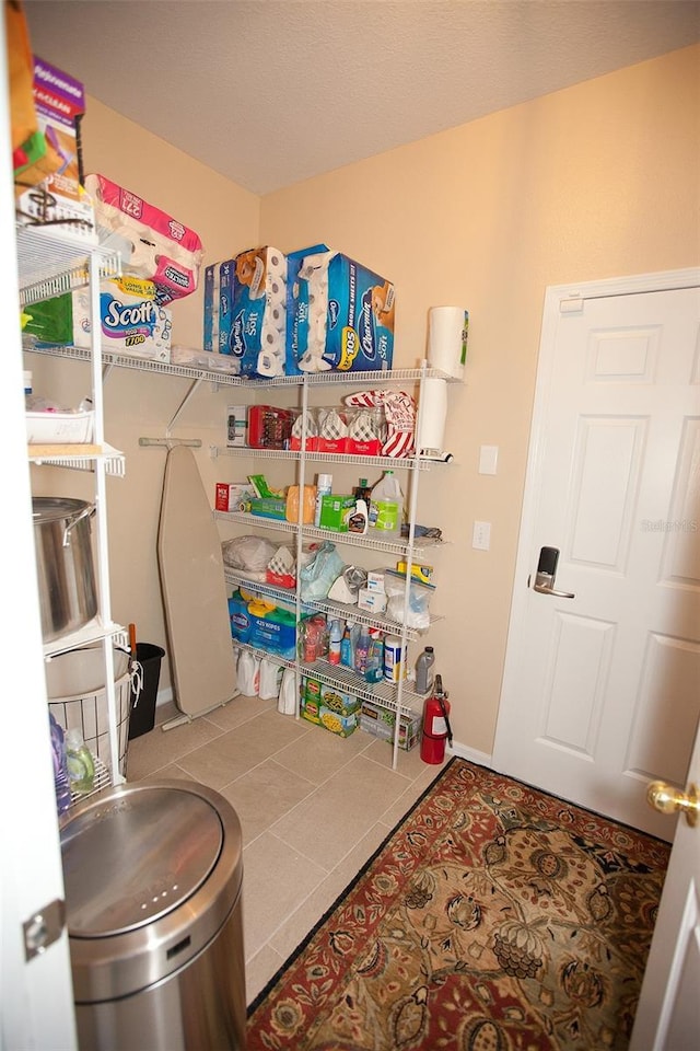 view of storage room