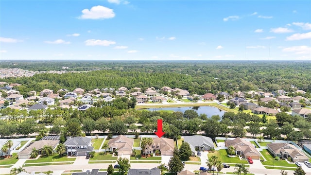 11845 Newberry Grove Loop, Riverview, FL 33579 - aerial view of residential area with a forest and a large body of water