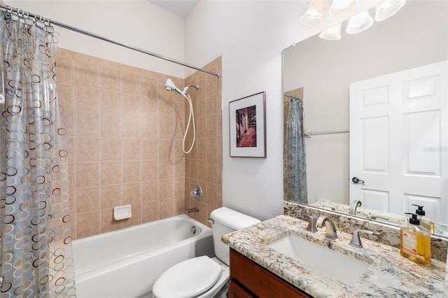 11845 Newberry Grove Loop, Riverview, FL 33579 - bathroom featuring shower / bath combo, vanity, and toilet