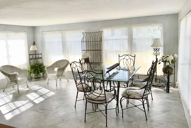 view of dining room