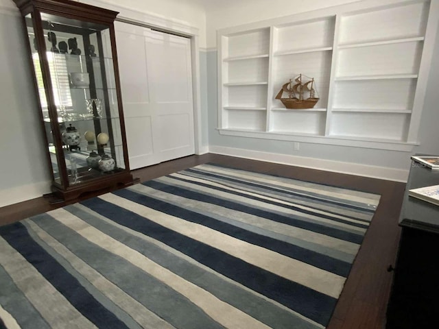 209 Rosery Rd, Belleair, FL 33756 - entrance foyer featuring baseboards and dark wood-type flooring