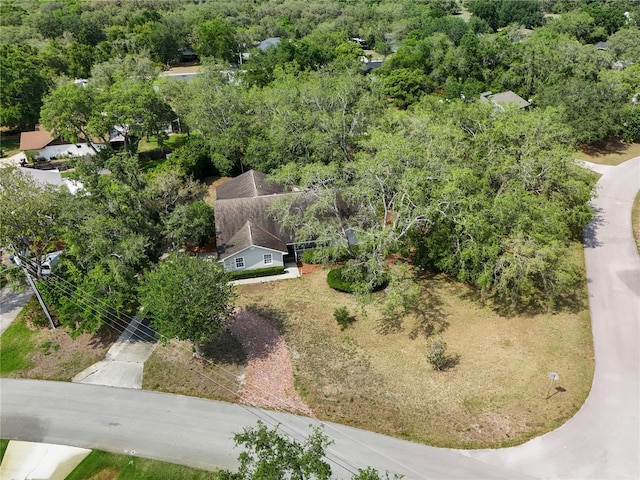 aerial view with a view of trees