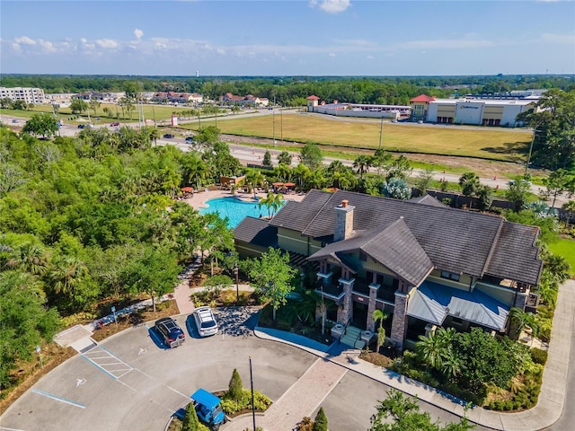 5828 Clairwood Ct, Palmetto, FL 34221 - bird's eye view of a pool area