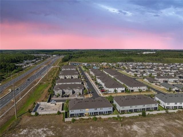 birds eye view of property featuring a residential view