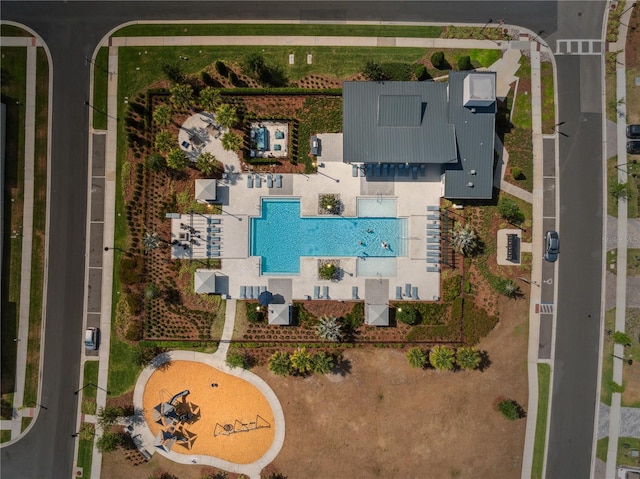 drone / aerial view
