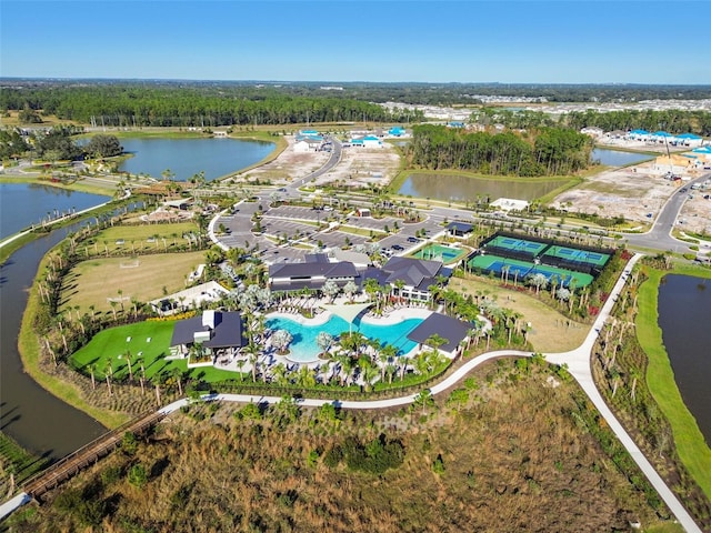 34084 Torrent Ln, Wesley Chapel, FL 33543 - aerial overview of property's location with a large body of water