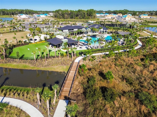 34084 Torrent Ln, Wesley Chapel, FL 33543 - aerial overview of property's location featuring a large body of water and a pool