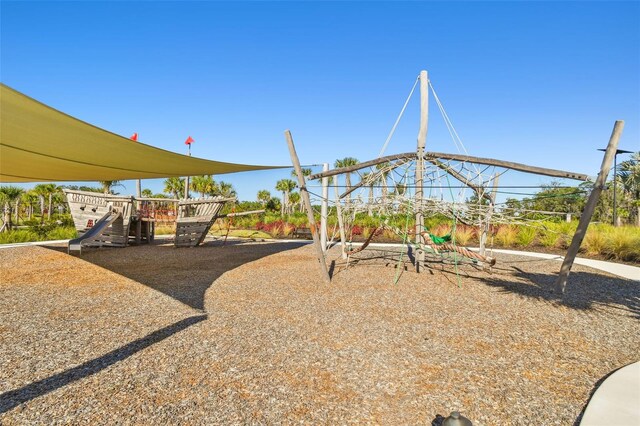 34084 Torrent Ln, Wesley Chapel, FL 33543 - view of yard featuring a playground