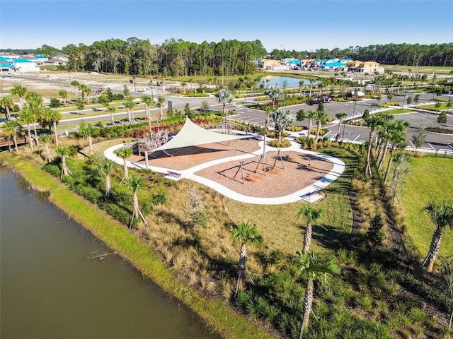 34084 Torrent Ln, Wesley Chapel, FL 33543 - aerial view of a tree filled landscape and a nearby body of water