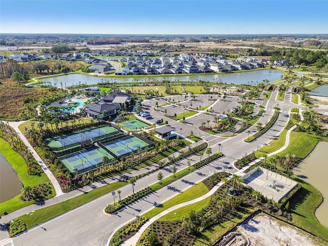 34084 Torrent Ln, Wesley Chapel, FL 33543 - aerial perspective of suburban area featuring a nearby body of water