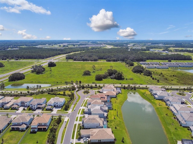 34084 Torrent Ln, Wesley Chapel, FL 33543 - aerial view of residential area with a nearby body of water