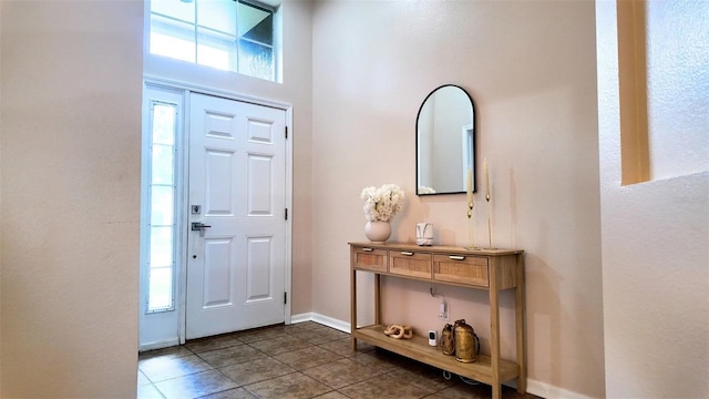 13653 Artesa Bell Dr, Riverview, FL 33579 - tiled foyer featuring baseboards