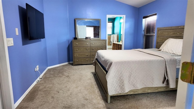 13653 Artesa Bell Dr, Riverview, FL 33579 - carpeted bedroom featuring lofted ceiling and baseboards