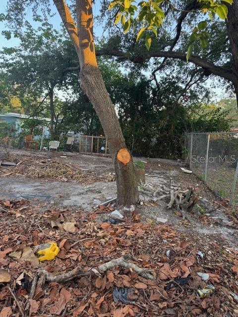 3713 E Clifton St, Tampa, FL 33610 - view of yard with fence