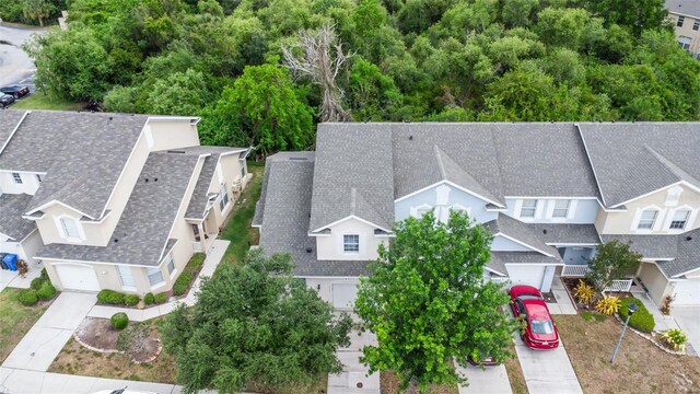 aerial view of residential area