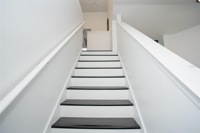 view of staircase