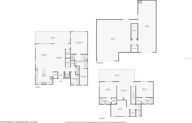 16025 Redington Dr, Redington Beach, FL 33708 - room layout