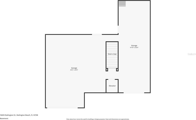 16025 Redington Dr, Redington Beach, FL 33708 - property floor plan