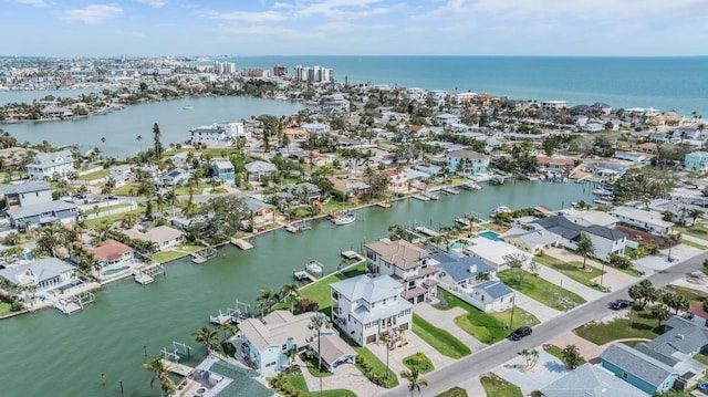 16025 Redington Dr, Redington Beach, FL 33708 - aerial overview of property's location featuring a large body of water and nearby suburban area