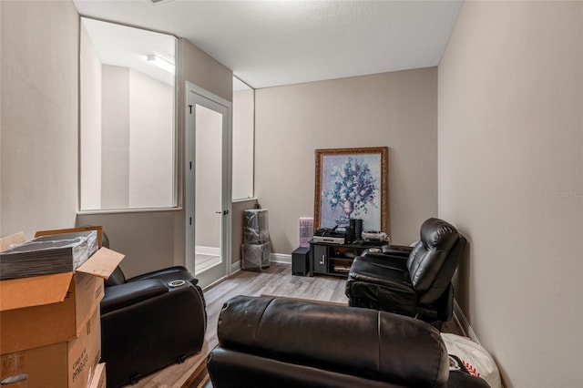 7340 W Dr, Wesley Chapel, FL 33544 - living area with wood finished floors
