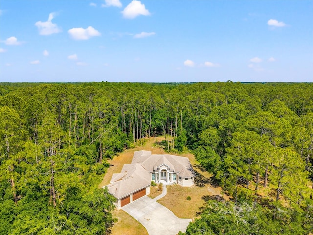 7340 W Dr, Wesley Chapel, FL 33544 - bird's eye view featuring a view of trees