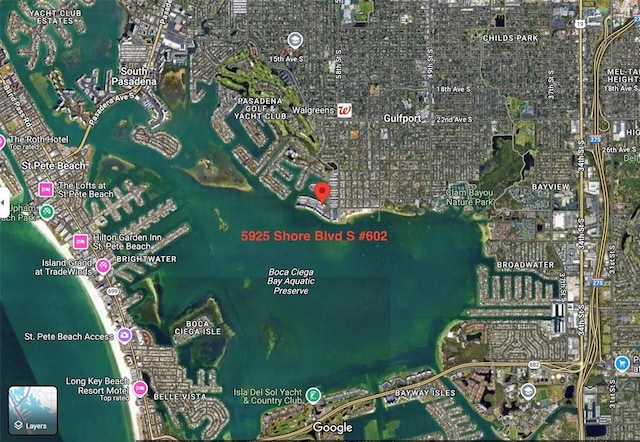 5925 Shore Blvd S Unit 602, Gulfport, FL 33707 - map