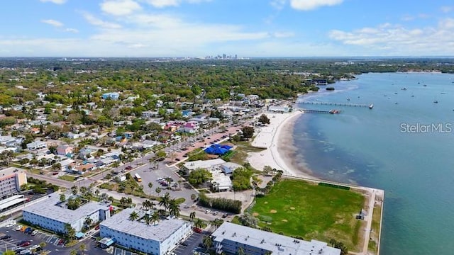 5925 Shore Blvd S Unit 602, Gulfport, FL 33707 - aerial view featuring a water view