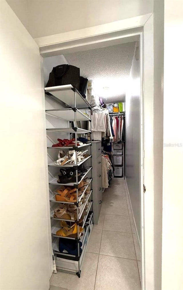view of storage area