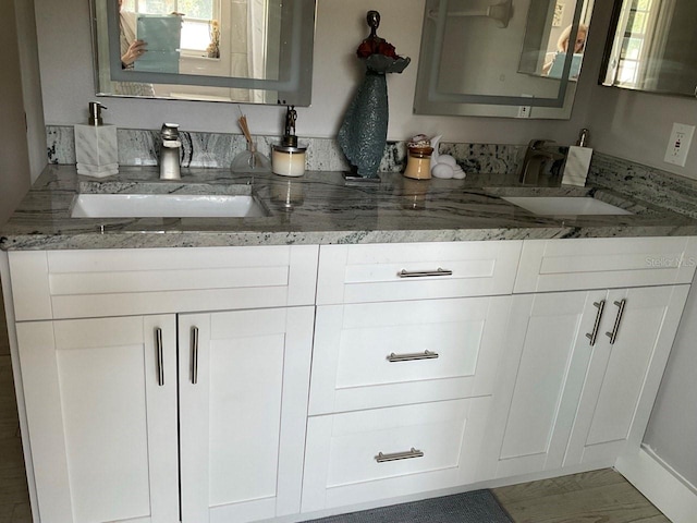 11727 Spanish Lake Dr, Tampa, FL 33635 - bathroom featuring a sink and double vanity