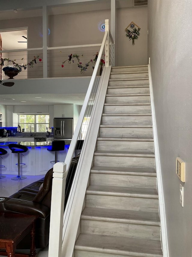 11727 Spanish Lake Dr, Tampa, FL 33635 - stairway with visible vents
