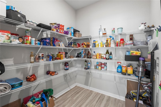 view of pantry
