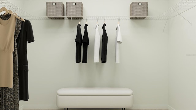 view of spacious closet