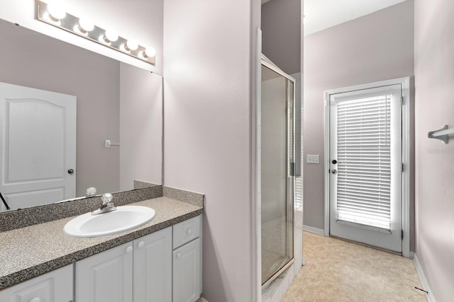 2808 Abbey Grove Dr, Valrico, FL 33594 - bathroom with vanity and a stall shower