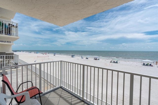 18650 Gulf Blvd Unit 203, Indian Shores, FL 33785 - balcony featuring view of water and beach