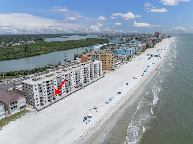 18650 Gulf Blvd Unit 203, Indian Shores, FL 33785 - bird's eye view of expansive coastline
