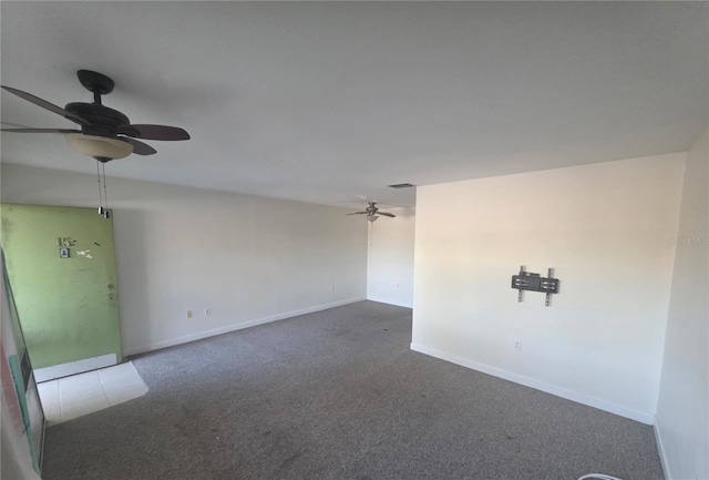 614 Guild Dr Unit 15, Venice, FL 34285 - spare room with carpet flooring and a ceiling fan