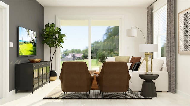 view of dining room