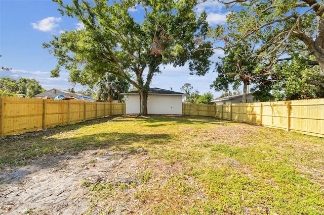 view of yard