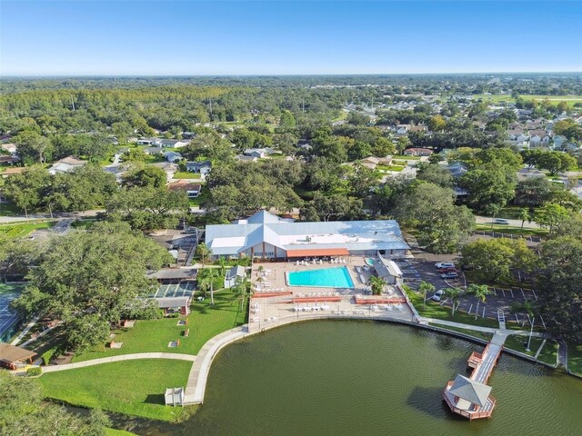 8531 Woodcrest Dr, Port Richey, FL 34668 - bird's eye view of a nearby body of water