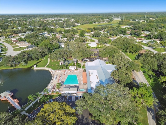 8531 Woodcrest Dr, Port Richey, FL 34668 - aerial view of a pool and a large body of water