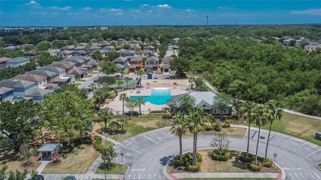 birds eye view of property featuring a residential view
