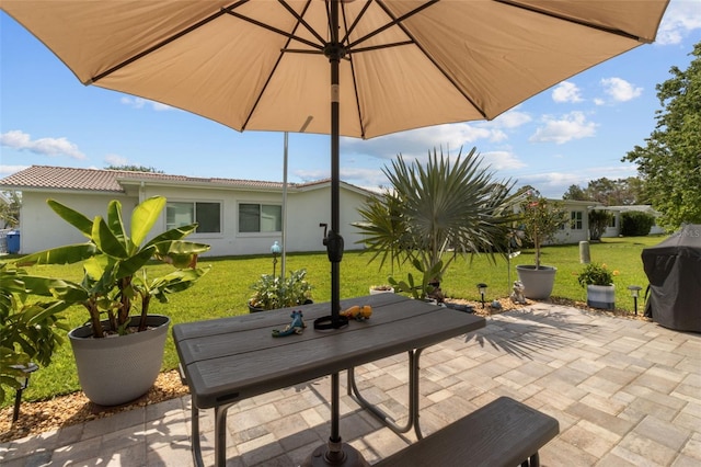 9743 36th Way N Unit 4, Pinellas Park, FL 33782 - view of patio with grilling area